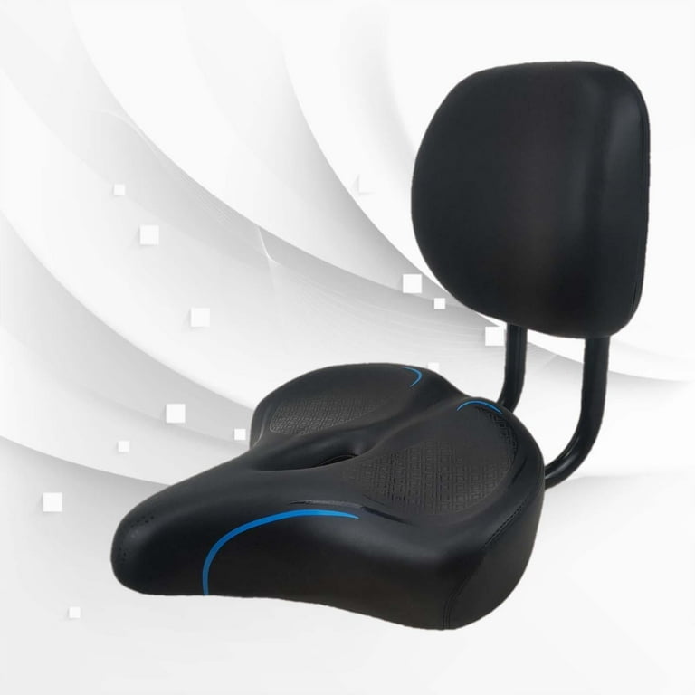 Exercise bike seat cheap with backrest