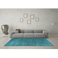 thumbnail image 3 of Ahgly Company Indoor Rectangle Oriental Light Blue Industrial Area Rugs, 7' x 10', 3 of 4