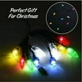 thumbnail image 2 of Christmas Light Phone Charger Cord USB and Bulb Charging Cable 50in 10 LED Multicolor Lightning Connector Compatible with Android Phone(1PCS), 2 of 6