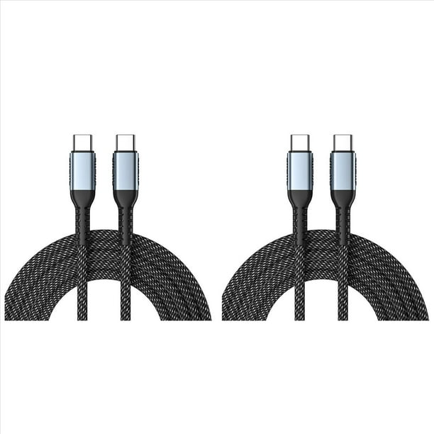 2X Cable de Carga PD 240W Tipo C de Doble Extremo una Cable de Datos USB Tipo C 240WPD 2M