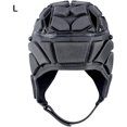 thumbnail image 2 of Casco protector de fútbol con carcasa blanda, cascos de rugby, casco acolchado suave, casco de fútbol con bandera ajustable, casco de fútbol, protección para la cabeza de portero de fútbol para, 2 of 7