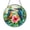 Acrylic 3.5 Inch, variant on Kingfisher Birds Stained Glass Sun Catcher, Bright Round Window Panel, Gift for Garden Lovers