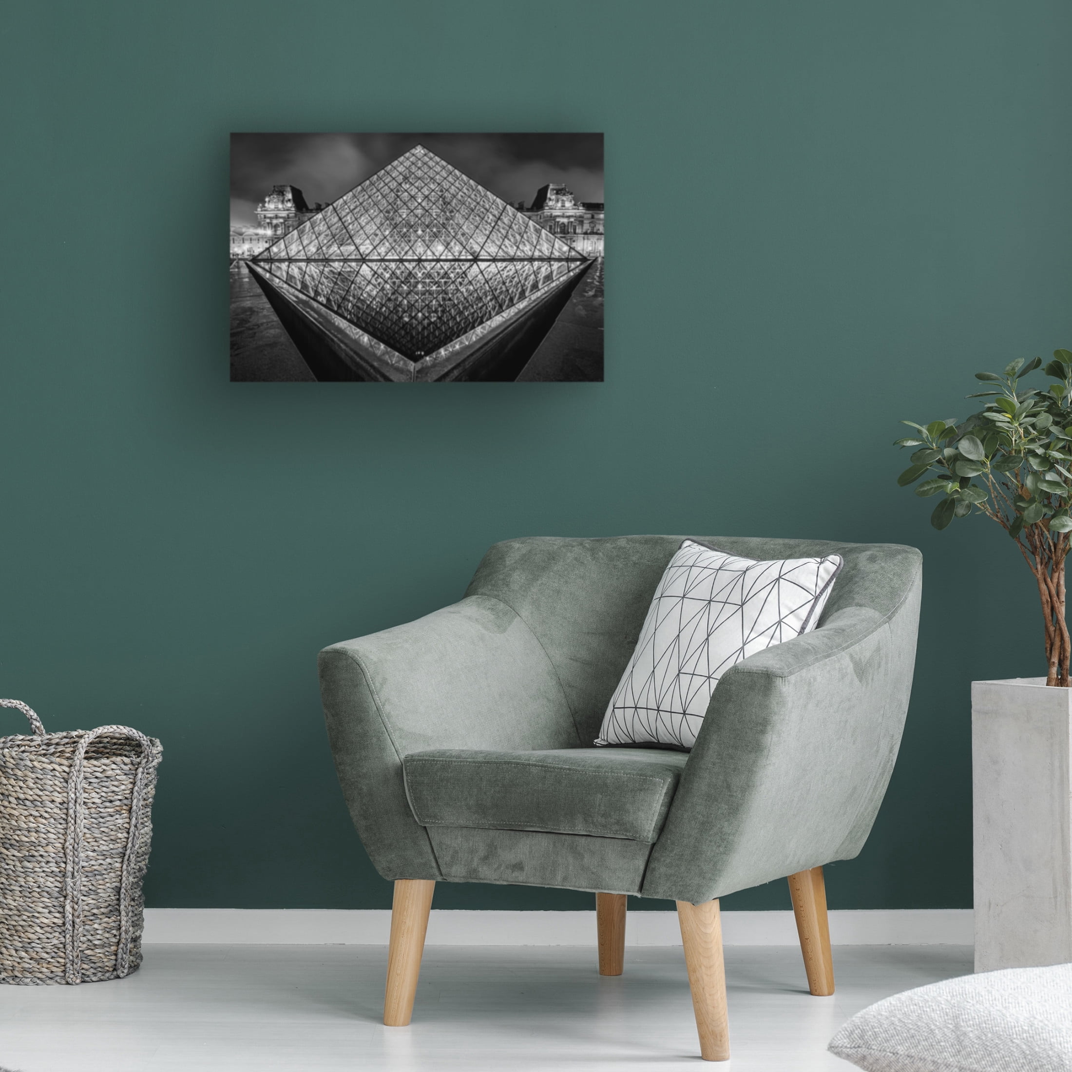 Trademark Fine Art Kobi Benmoshe Luovre Paris Canvas Wall Art