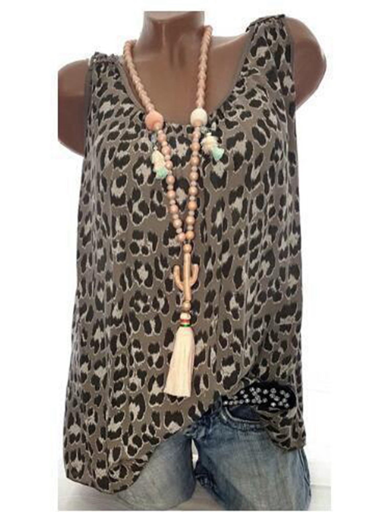 chiffon vest top plus size