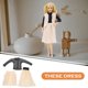 thumbnail image 3 of 1 juego de disfraz de muñecas Delicado ropa de muñeca encantadora Falda de muñeca compacta de muñecas, 3 of 5