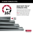 thumbnail image 2 of Delta 95Ba132-45S Stainless Steel 48" Rectangular Undermount Sink, 2 of 2