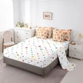 thumbnail image 5 of Erosebridal Kawaii Capybara 7pcs Bedding Comforter Set,Cute Flowers Floral Queen Bedding Sets For Girls Kids Reversible, 5 of 7