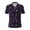 Black, variant on Vsdgher Multi-colored Spiders Print Men's Short Sleeve Stretch Polo Shirt, Moisture-Wicking Performance Polo Shirt
