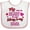 White and Pink, variant on Inktastic My Heart Belongs to my Nana Boys or Girls Baby Bib