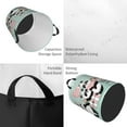 thumbnail image 5 of Laundry Basket, Cute Panda (2) Waterproof Laundry Hamper With Padded Handles, Clothes Hamper For Laundry, Bedroom, Dorm, Towels, Laundry Bin Easy Storage, 5 of 8