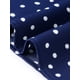 thumbnail image 5 of Blusas clásicas sin mangas de cuello en V con lazo de lunares para mujeres de tallas grandes Agnes Orinda 1X azul oscuro, 5 of 6