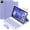 Purple, variant on Keyboard Case with Mouse for iPad Air 13 inch M2 2024 / iPad Pro 12.9 inch 6th 5th 4th 3rd Generation 2022 2021 2020 2018 - Wireless Detachable Keyboard- Pencil Holder