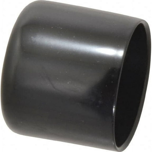 Caplugs 1-3/4" ID, Stretchable Cap 1-1/2" Long, Vinyl, Black