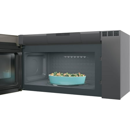GE Profile - 2.1 Cu. Ft. Over-the-Range Microwave with Sensor Cooking - Black slate