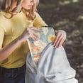 thumbnail image 5 of FORMRS 13"-13.3" Laptop Sleeve Protective Case Soft Carrying Quilted Computer Bag Cover, Beige Rainbow Clouds, 5 of 7