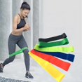 thumbnail image 2 of Zupora Yoga Gym Stretch With Leg Elastic Ring Resistance Ring / Flat Elastic Strength Training Latex Resistance Band (Random Color), 2 of 8