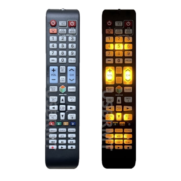 Newest Backlit Universal Remote Control for All Samsung TV Remote with Back Light 1179A Compatible All Samsung LCD LED HDTV 3D Smart TVs Models
