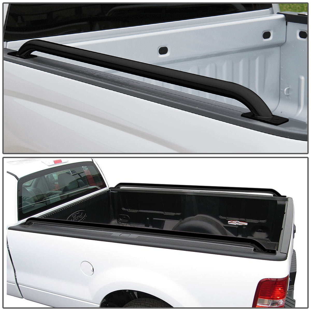 DNA MOTORING RAIL-005-SS Pair of Truck Rails for 99-00 Chevy GMC Dodge 1500 2500 3500 8ft Bed