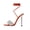 Orange, variant on Vedolay Women's Pumps Shoes High Heel Ladies Heels Pointed Toe Crystal Heels Slingback Ankle Strap Wedding Shoes,Green 8.5