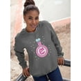 thumbnail image 2 of Self Love Potion Sweatshirt Women -Image by Shutterstock, Female 4X-Large, 2 of 4