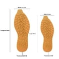 thumbnail image 2 of Ettsollp Shoe Out Sole Replacement Rubber Shoe Outsoles 1 Pair Wear-resistant Non-slip Durable Replacement Soles for Shoes Wear-resistant Shoe Out Sole, 2 of 8
