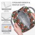 thumbnail image 3 of Fotbe Merry Christmas Bolsa de Almuerzo con Estampado, Lonchera Aislada, Contenedor de Comida Reutilizable Tipo Cooler a Prueba de Fugas, 3 of 6