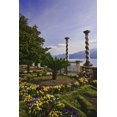 thumbnail image 2 of Flaherty, Dennis 11x14 Black Ornate Wood Framed with Double Matting Museum Art Print Titled - Italy, Varenna Villa on the shores of Lake Como, 2 of 4
