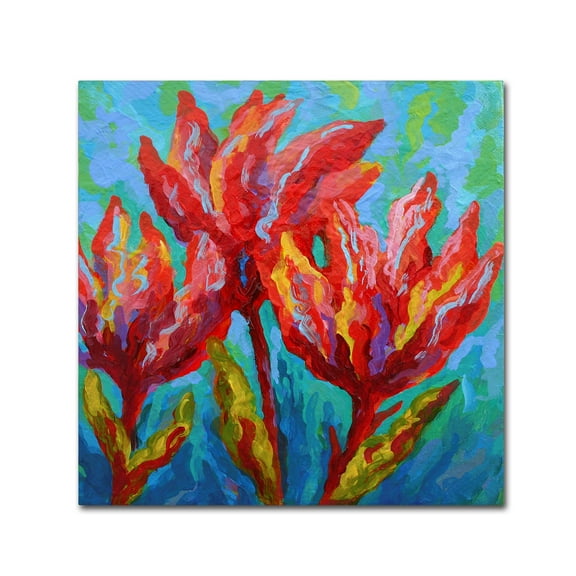 Trademark Fine Art 'Indian Paint Brush' Canvas Art by Marion Rose