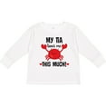 thumbnail image 3 of Inktastic My Tia Loves Me Nephew Boys or Girls Long Sleeve Toddler T-Shirt, 3 of 5