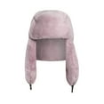 thumbnail image 2 of Dyfzdhu Women Winter Plush Fake Thick Hat Ear Protectors Warm Pink, 2 of 9