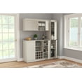 thumbnail image 2 of Inval Shaker Laminate 3-Piece Kitchen Cabinet System 63"W, Washed Oak, 2 of 10