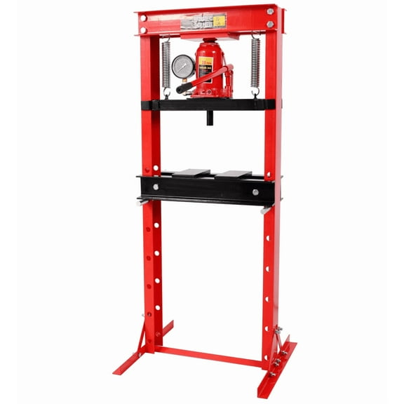 20Ton Bottle Jack Press with Gauge for Bending & Repair