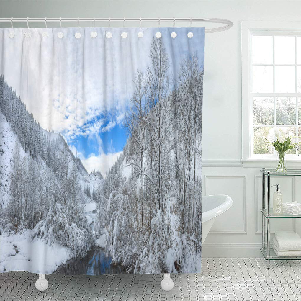 Details about   3D Red Forest 1 Shower Curtain Waterproof Fiber Bathroom Home Windows Toilet 