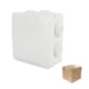 thumbnail image 1 of 100 Pzs Caja Estanca Conos CCTV Presion 10x10x4.5 IP55 blanco 10cm, 1 of 5