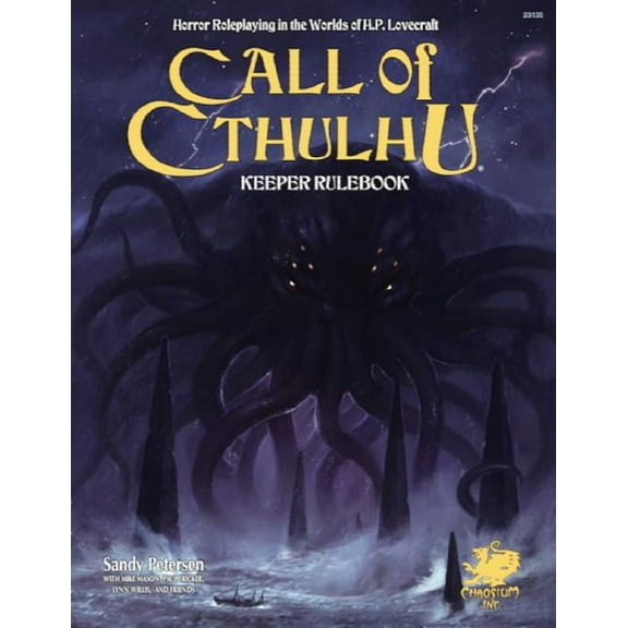 Call of Cthulhu Roleplaying Call of Cthulhu Keeper Rulebook - Revised Seventh Edition: Horror Roleplaying in the Worlds of H.P. Lovecraft, (Hardcover)