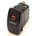 thumbnail image 2 of Carling On/Off Contura V Boat Rocker Switch | Courtesy Light 3 Spade 12V, 2 of 3