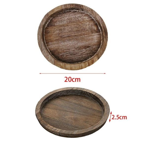 Wooden Serving Tray Serving Dishes Decor Platter tableware Bread Tray for Cake Snack Sandwich Small
