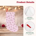 thumbnail image 4 of KLL Cute Pig for 18" Christmas Stocking Snowman Xmas Stocking Holiday Christmas Decoration Gifts for Family Kids, 4 of 8
