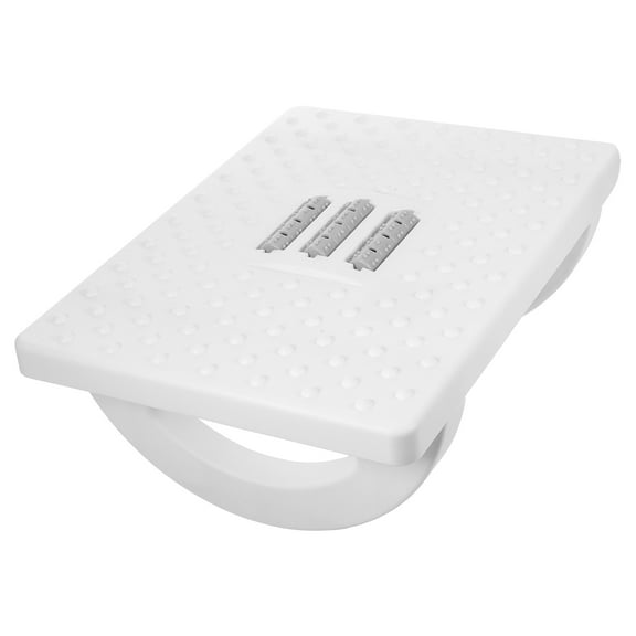 FRCOLOR Foot Rest Under Desk Office Foot Stool Convenient Footrest Practical Roller Foot Resting Stool