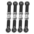 thumbnail image 2 of Adjustable Servo Links Tie Rod, RC Pull Rod Replacement 4pcs Aluminum Alloy Iron For 1/24 RC Car ANGGREK Otros, 2 of 8