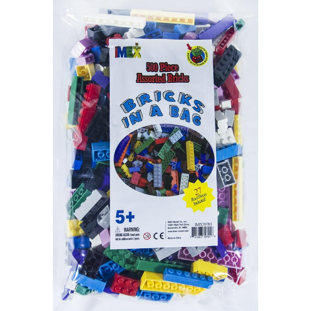500 PIECE ASSORTED COMPATIBLE BUILDING Bricks