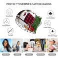 thumbnail image 5 of Honeii Vintage Buffalo Plaid Christmas Camper Print Winter Beanie Daily Hat - Thermal Polar Fleece Ski Running Hat Skull Cap for Men and Women,Beanie, 5 of 8