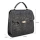 thumbnail image 5 of Bolso Para Dama Negro Piel Grabado Piel Addae Nueva Imagen, 5 of 5