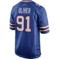 thumbnail image 3 of Men's Nike Ed Oliver Royal Buffalo Bills Team Game Player Jersey, 3 of 4