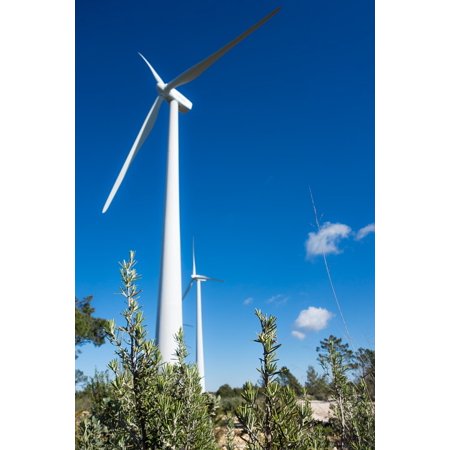 Framed Art for Your Wall Wind Energy Wind Turbine Renewable Energy 10x13