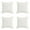 White-4PCS, variant on 4PCS Corduroy Throw Pillow Covers 18x18 Inch Soft Throw Pillow Cases Decorative Cushion Covers for Living Room Couch Bed Sofa Farmhouse Boho Home Decor Fall Autumn Decor