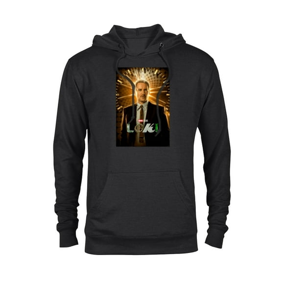 Marvel Loki Agent Mobius Disney Series Poster - Pullover Hoodie for Adults - Customized-Black