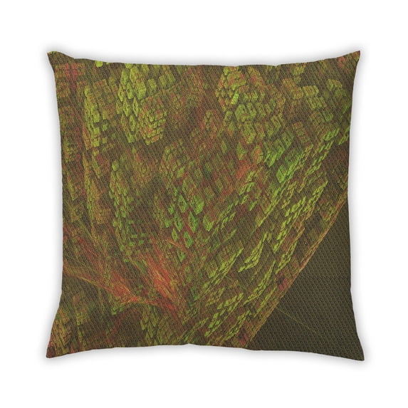Ahgly Company Outdoor Square Contemporary Throw Pillow, 18 inch by 18 inch