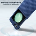 thumbnail image 3 of SaniMore for Samsung Z Flip 5 Case, Slim Fit Cover with Hinge Protection & Lens Protector Compatible with Samsung Galaxy Z Flip 5 2023, Darkblue, 3 of 6