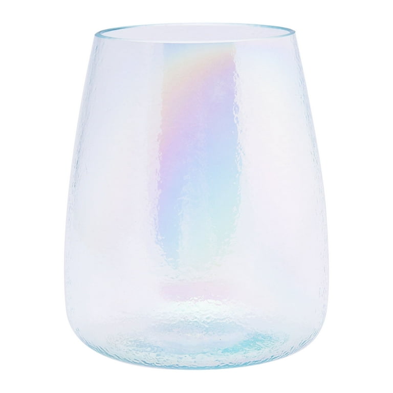Stemless Wine Glass - Iridescent - Awesome Brooklyn